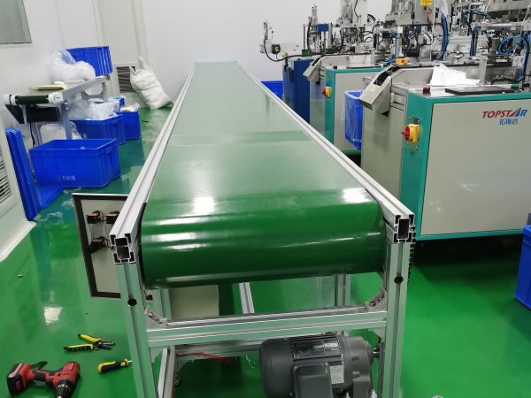 醫用口罩輸送機應用