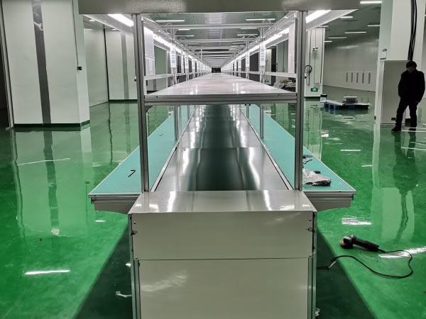 皮帶流水線應用于新能源行業